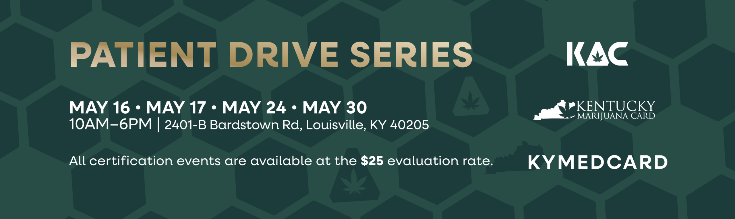 Patient drive promo banner
