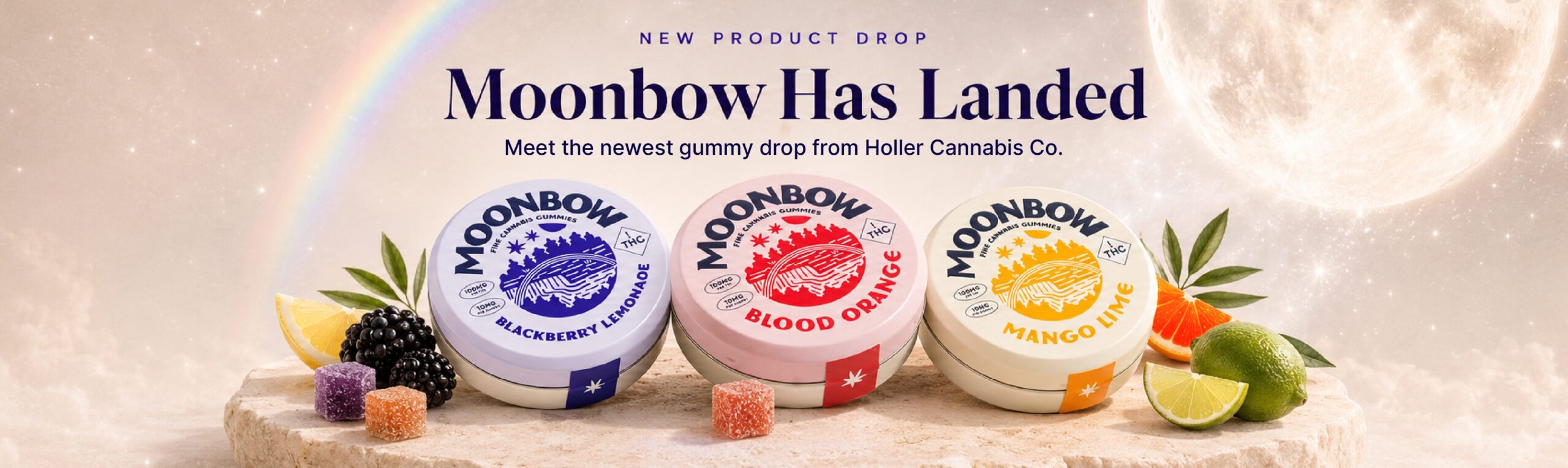 Moonbow, Holler Cannabis Co. Promo Banner
