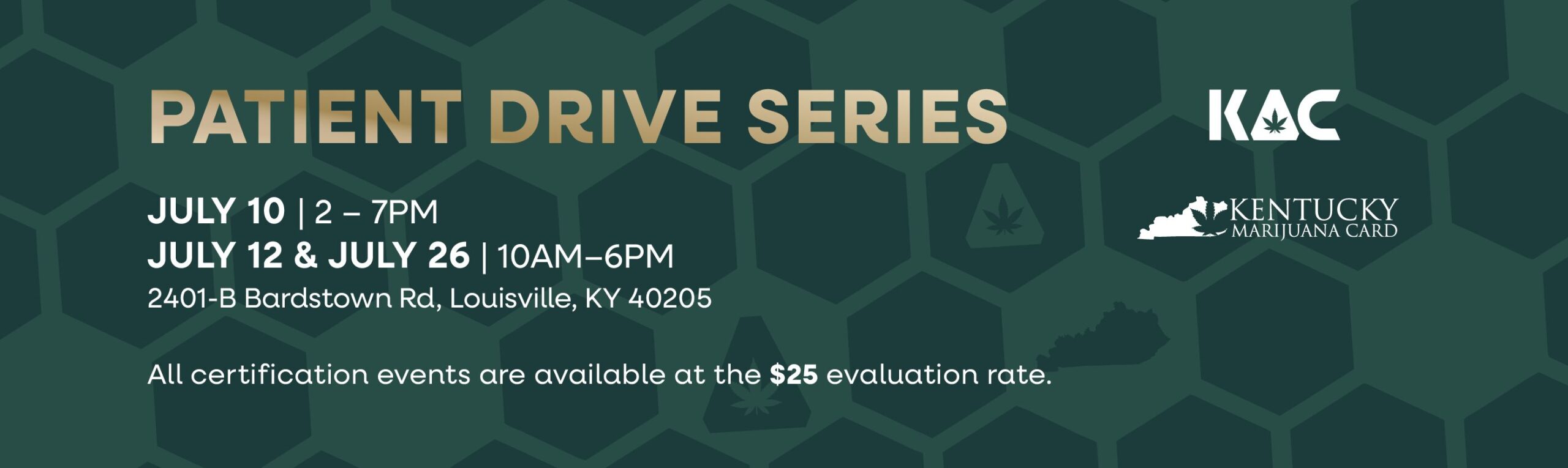 Patient drive promo banner
