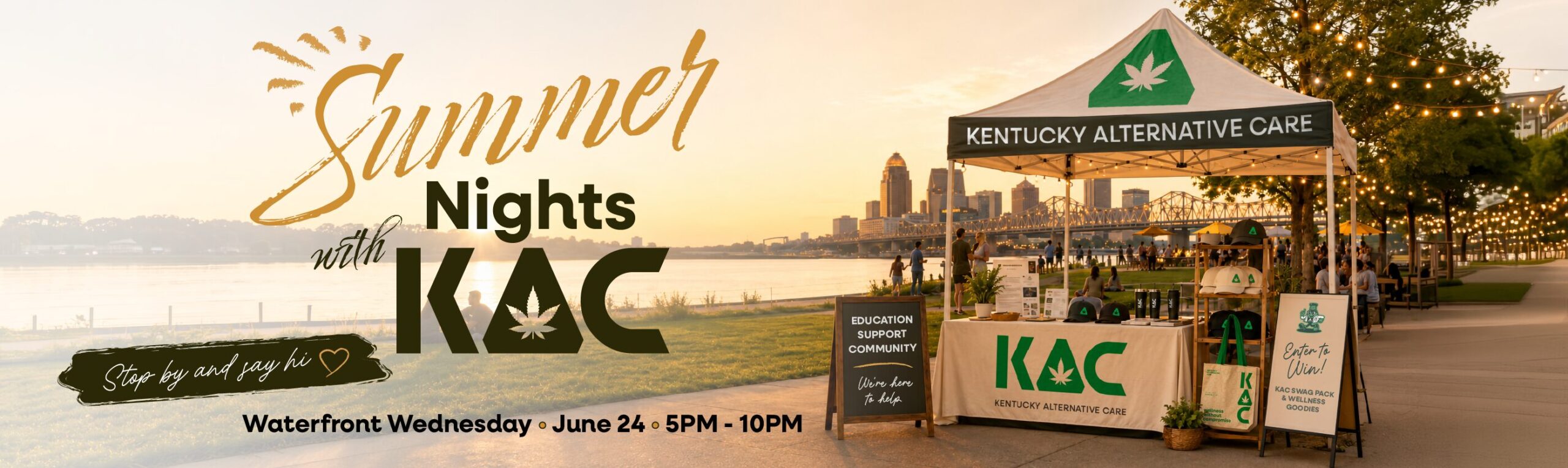KAC at Waterfront Wednesdays banner