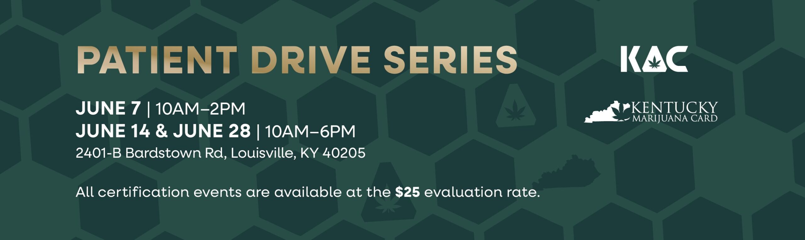 Patient drive promo banner