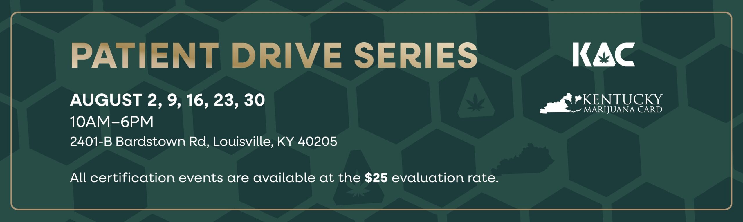 Patient drive promo banner