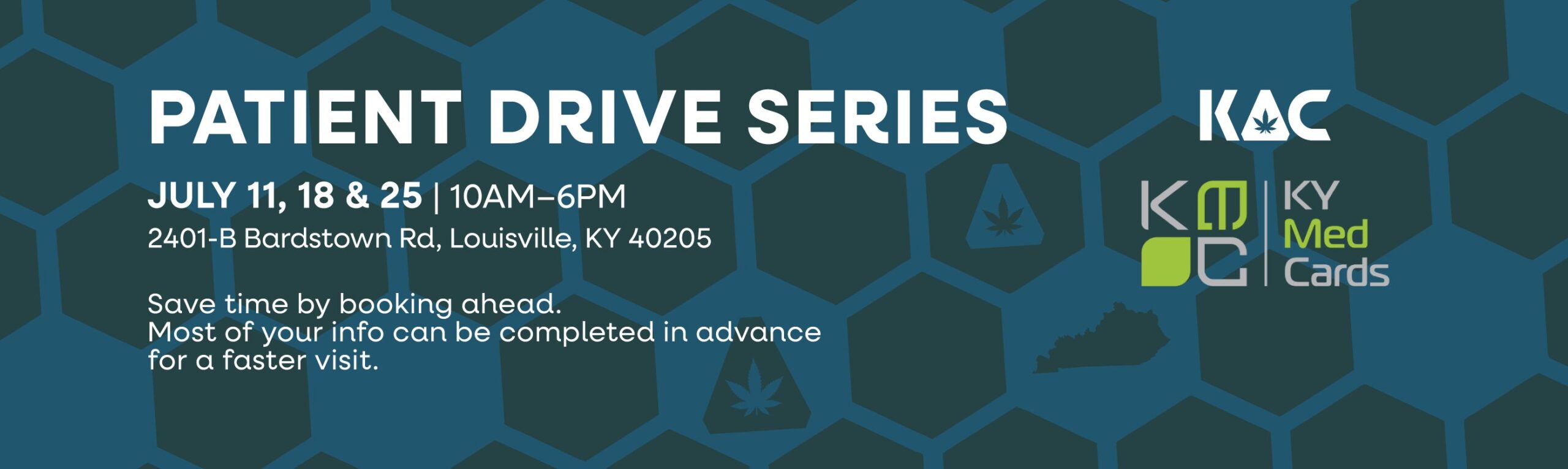 Patient Drive Promo Banner- KY MEd Card